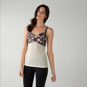 Lululemon Wrap it up tank - so fly butterfly angel